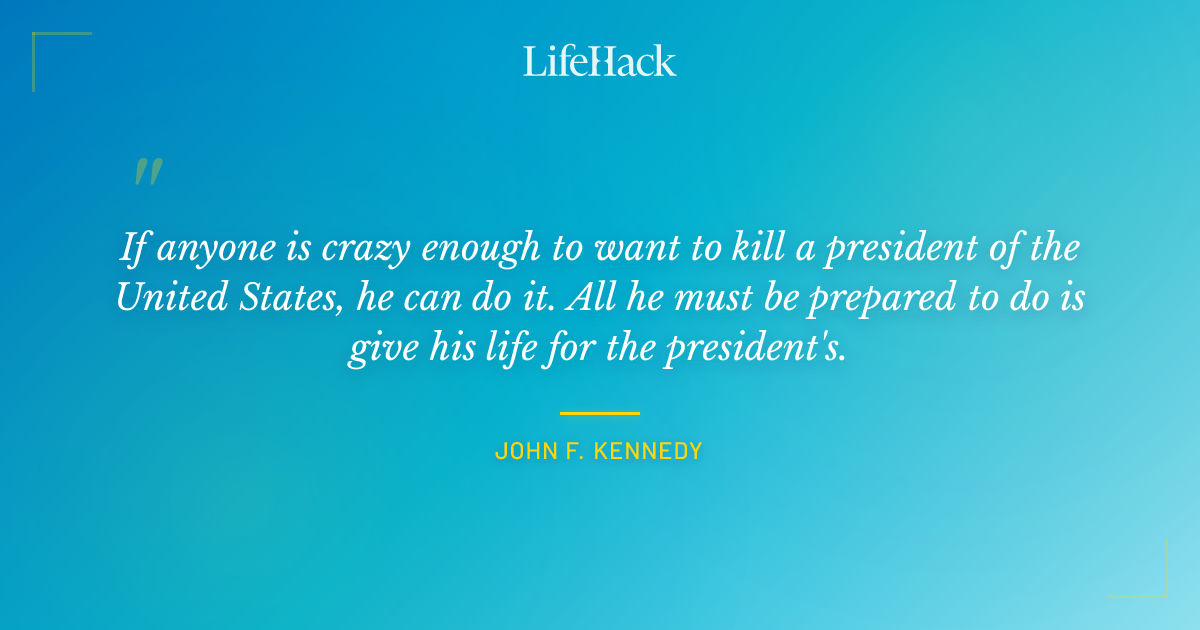 Quote by John F. Kennedy