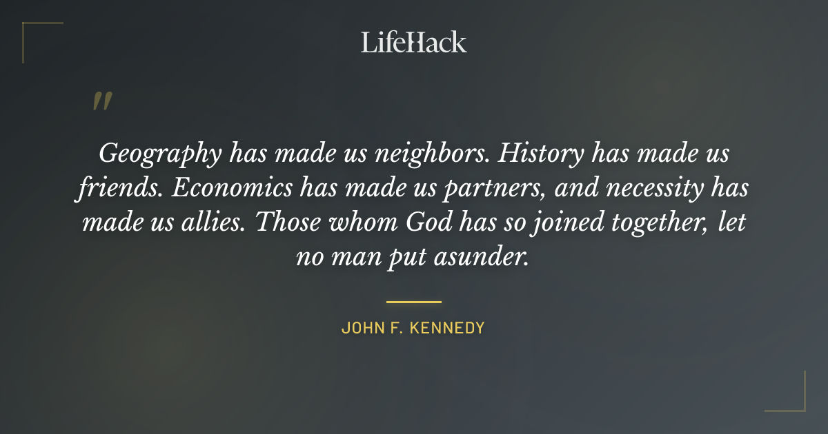 Quote by John F. Kennedy
