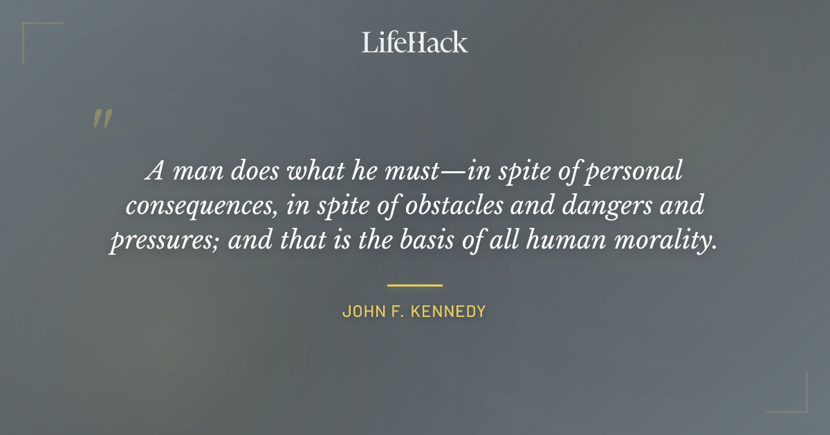 Quote by John F. Kennedy
