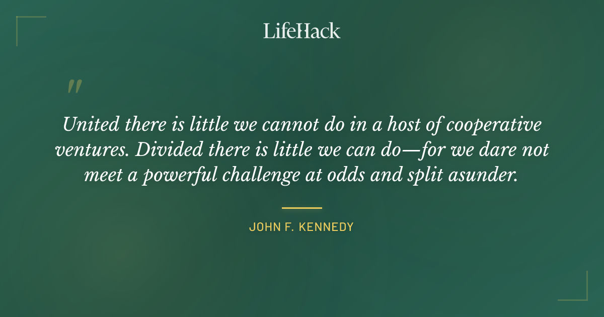 Quote by John F. Kennedy