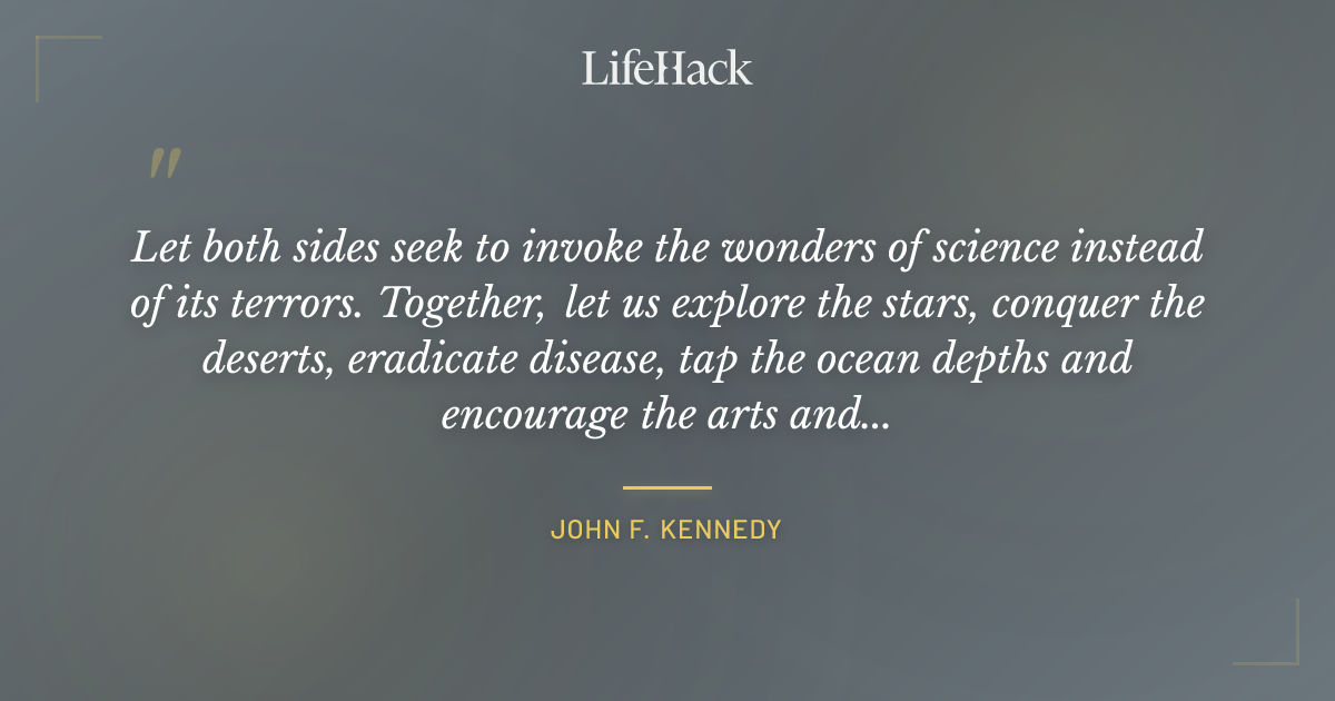 Quote by John F. Kennedy