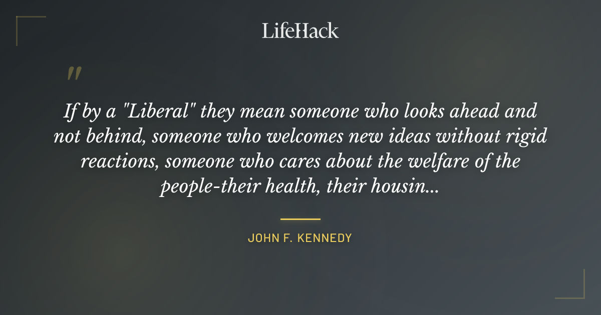 Quote by John F. Kennedy