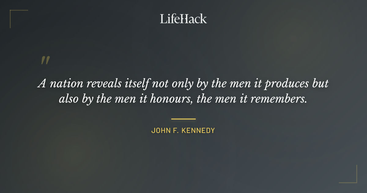 Quote by John F. Kennedy