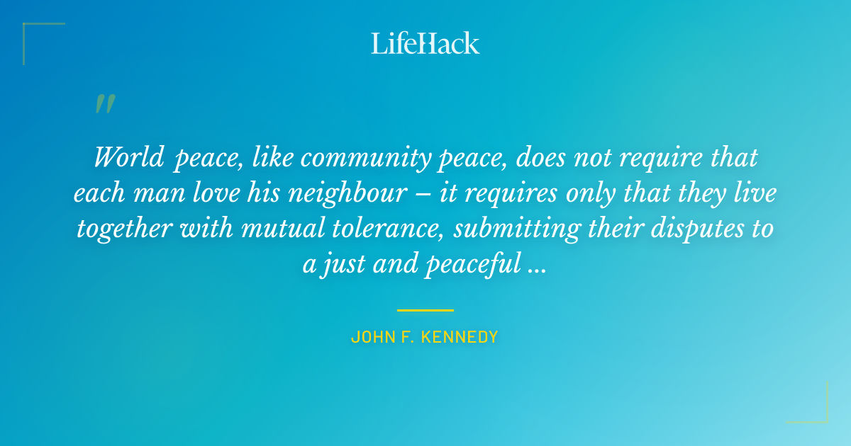 Quote by John F. Kennedy