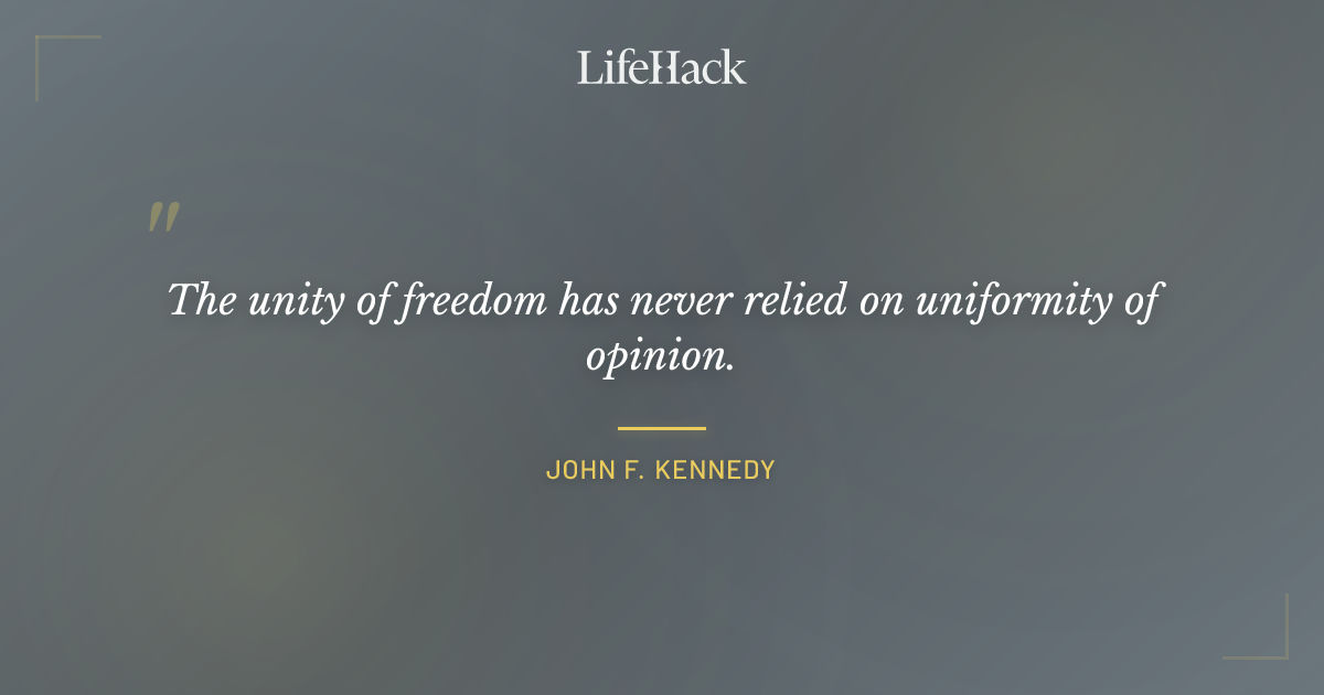 Quote by John F. Kennedy