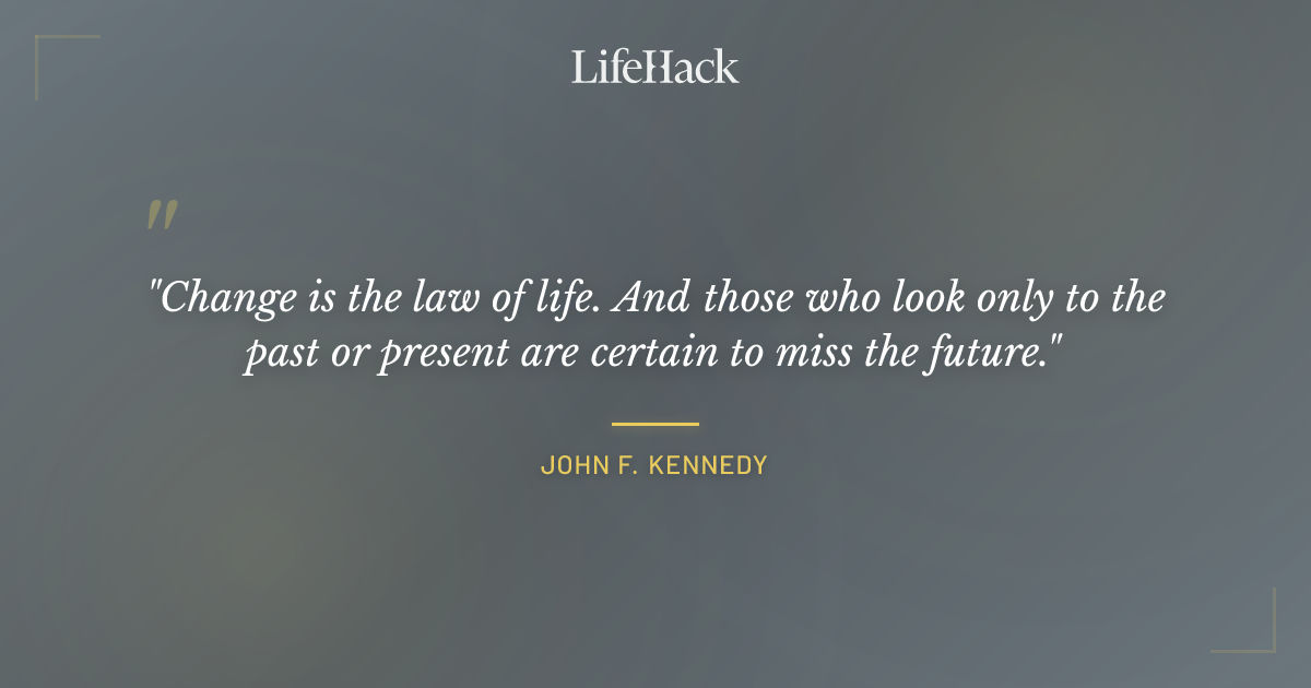 Quote by John F. Kennedy