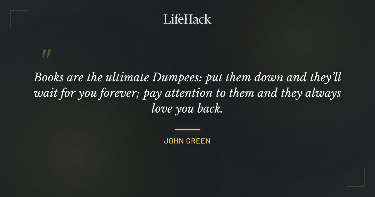Quote by John Green