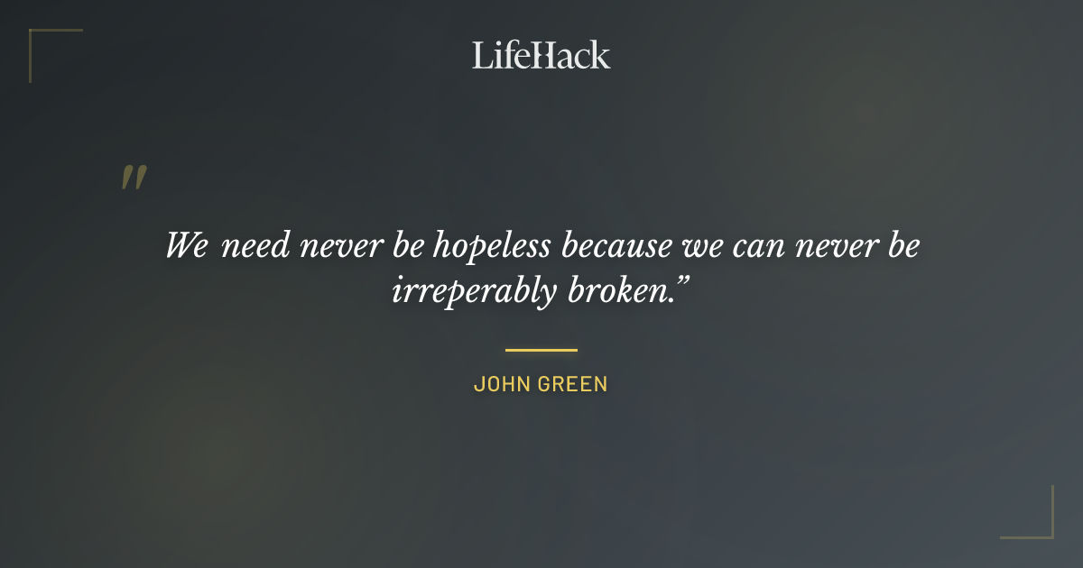 Quote by John Green
