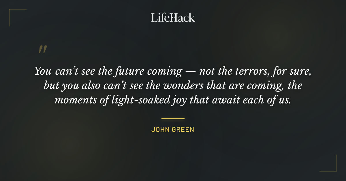 Quote by John Green