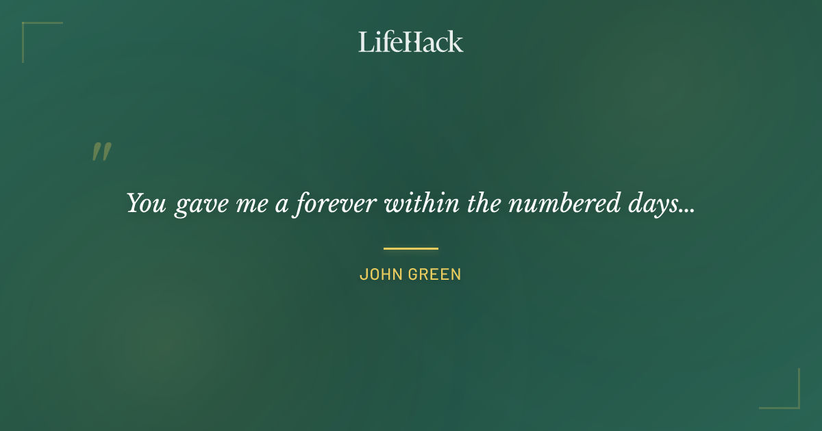 Quote by John Green