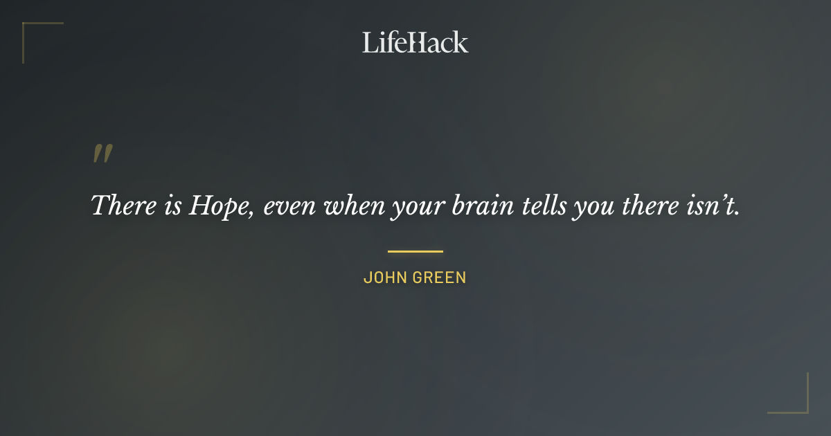 Quote by John Green