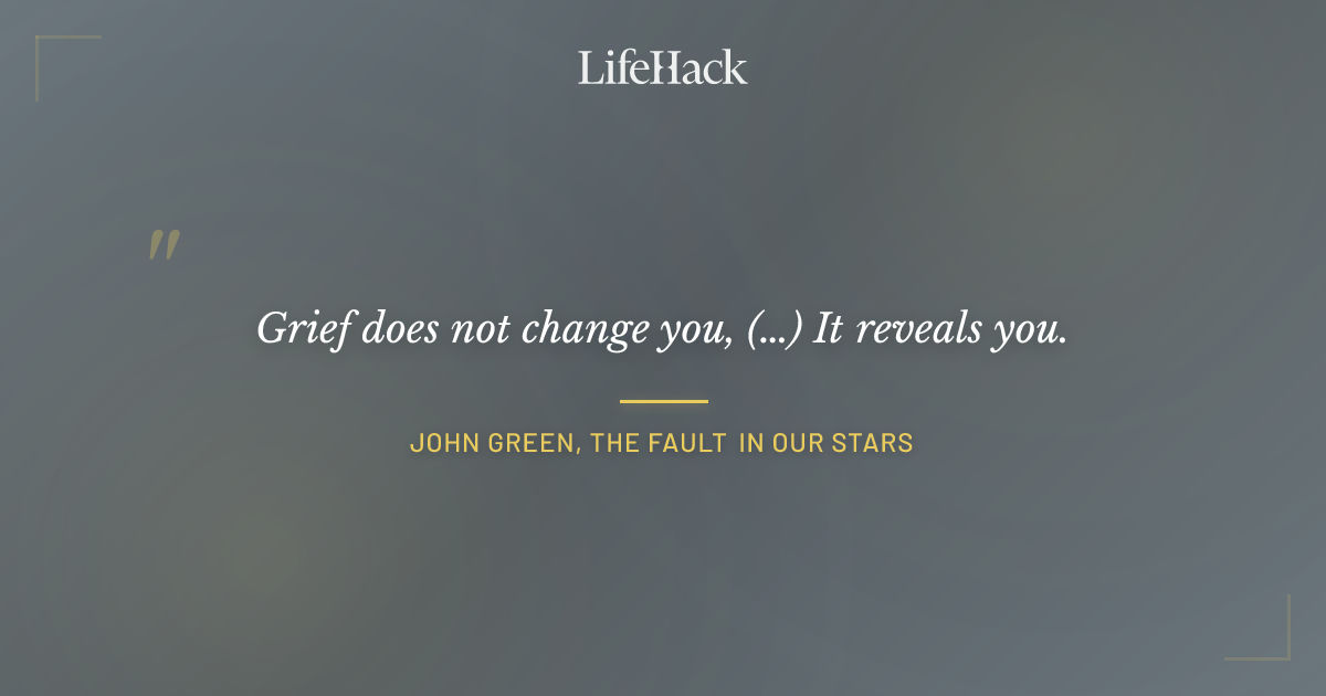 Quote by John Green, The Fault in Our Stars