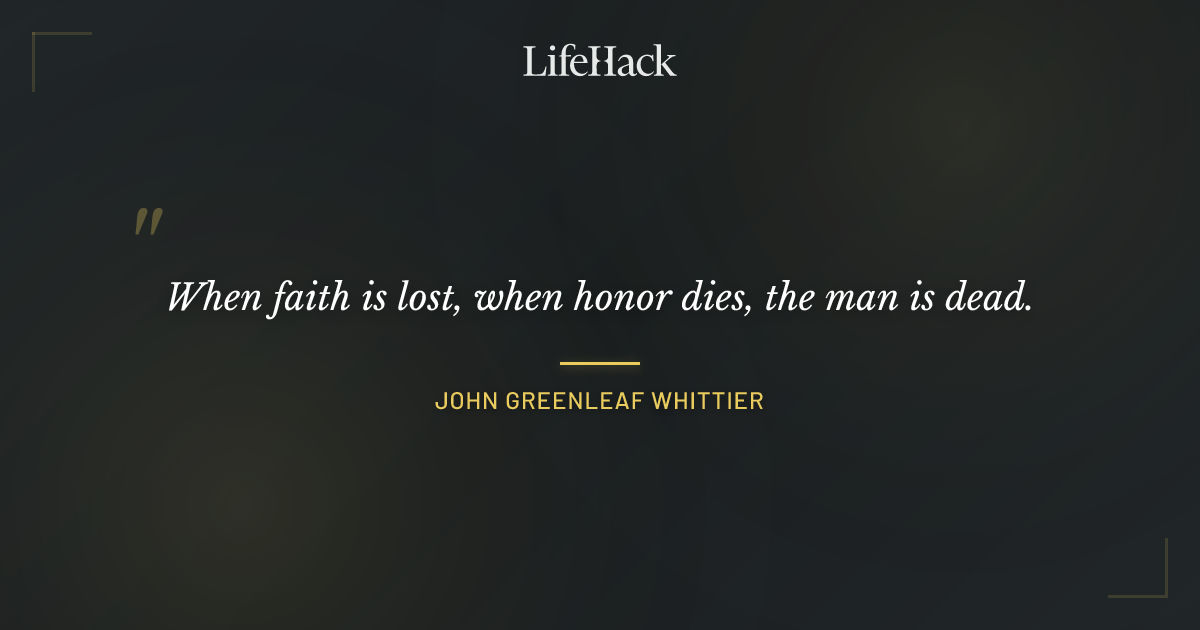 Quote by John Greenleaf Whittier