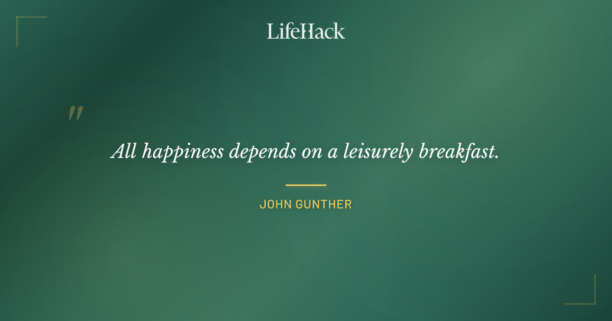 Quote by John Gunther