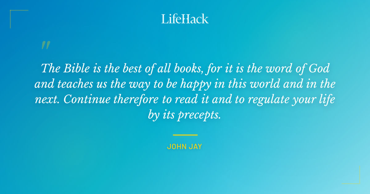 Quote by John Jay