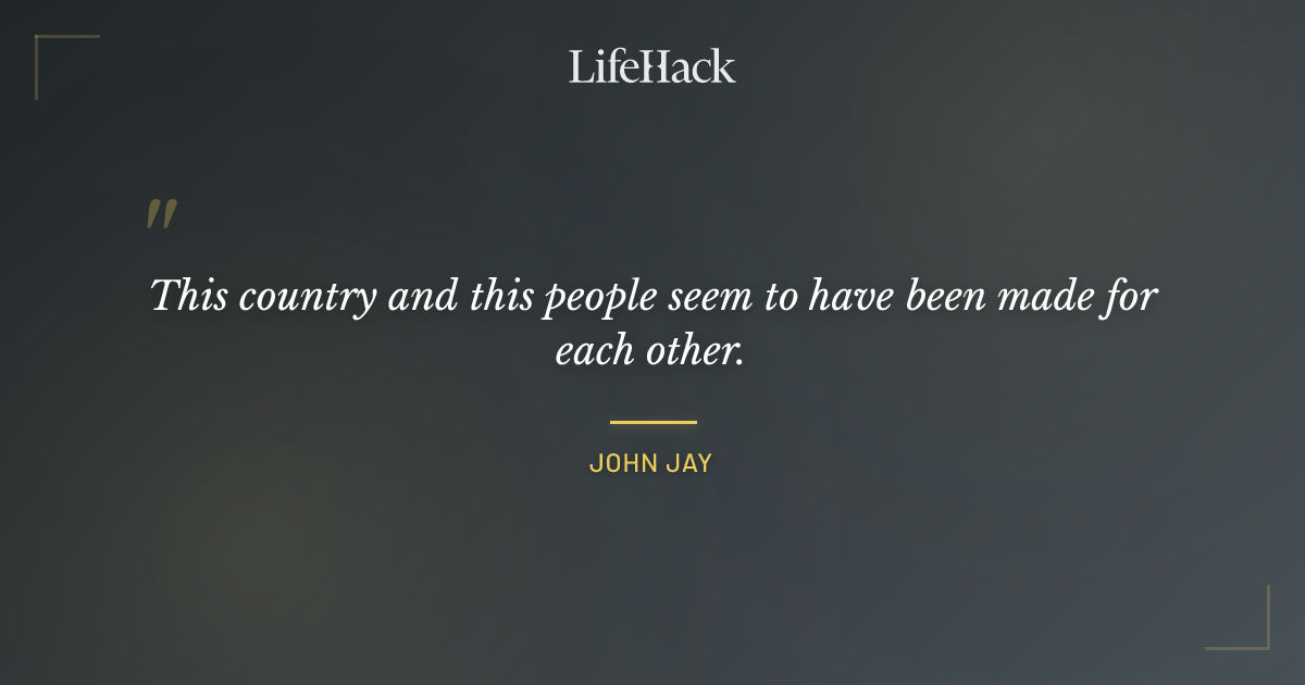 Quote by John Jay