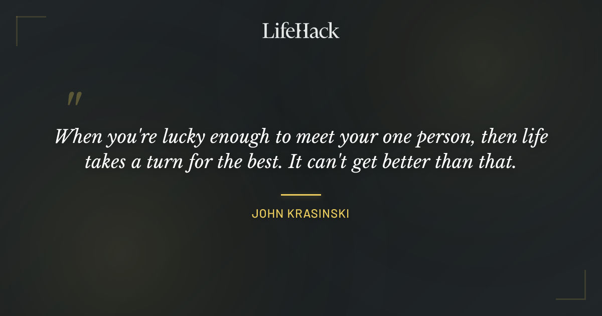 Quote by John Krasinski