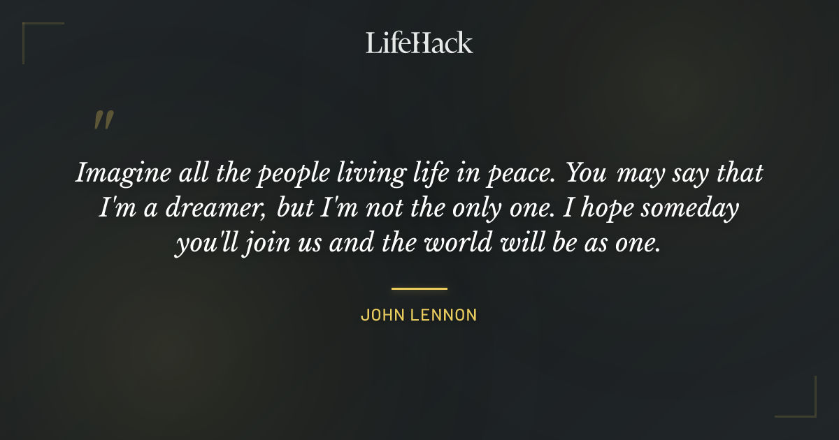 Quote by John Lennon