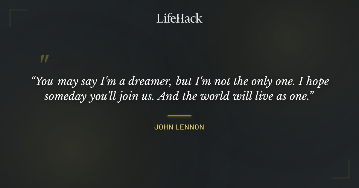 Quote by John Lennon
