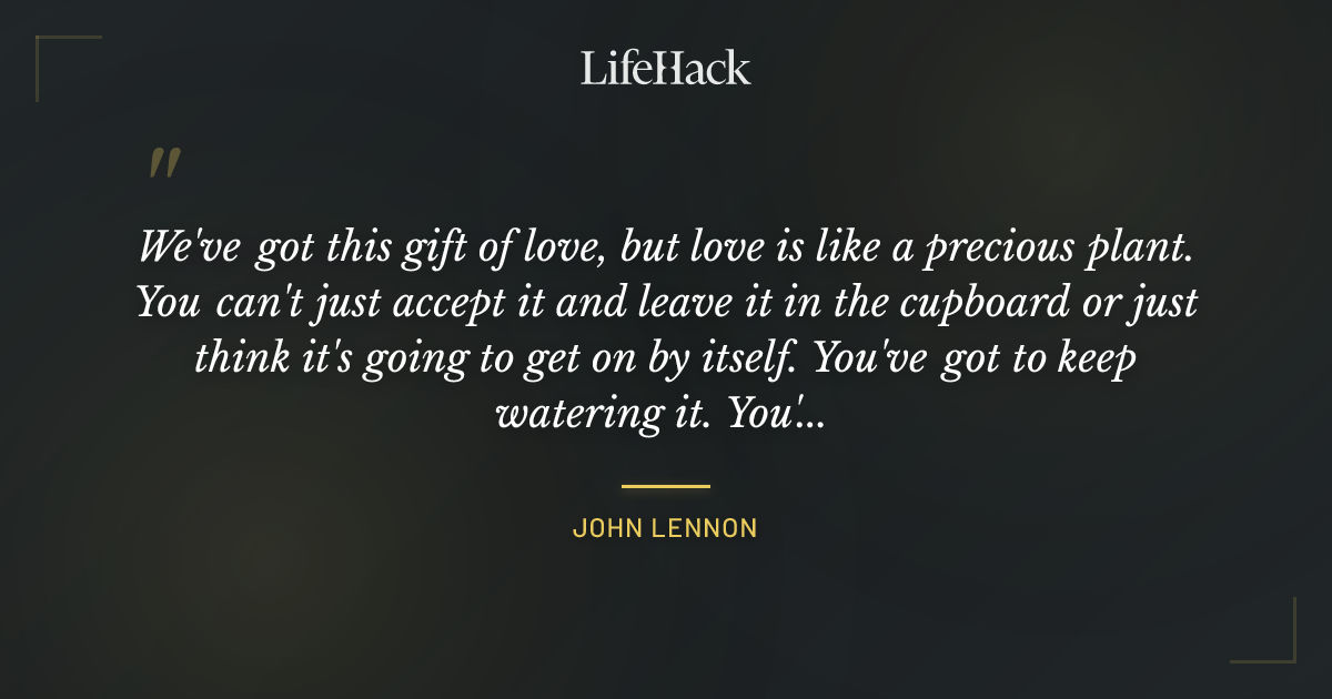 Quote by John Lennon