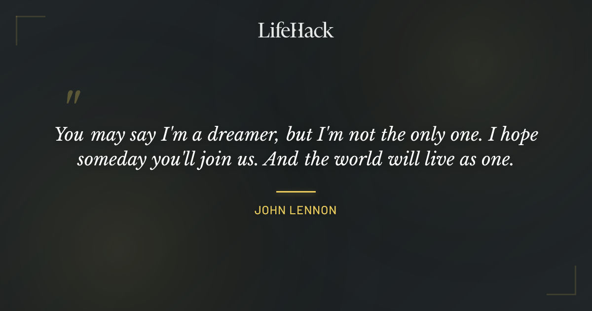 Quote by John Lennon