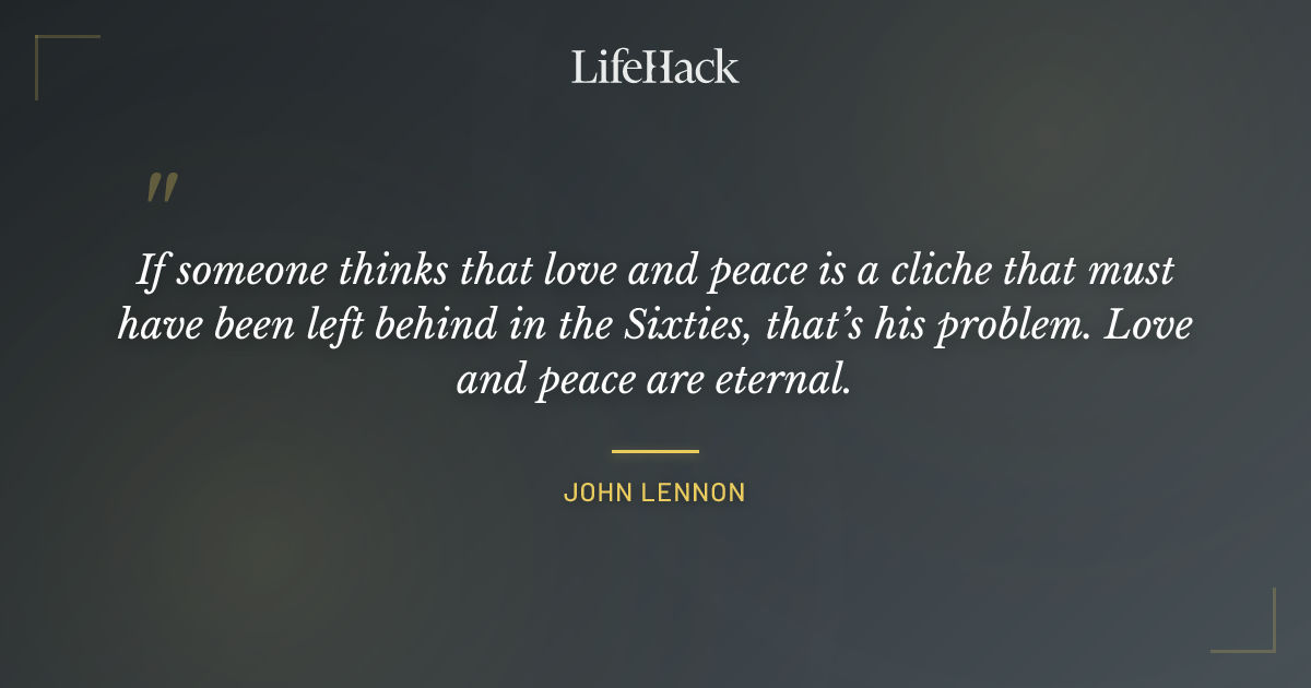 Quote by John Lennon
