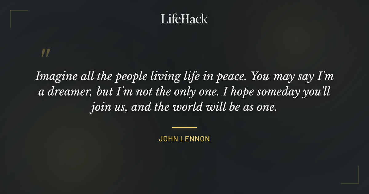 Quote by John Lennon