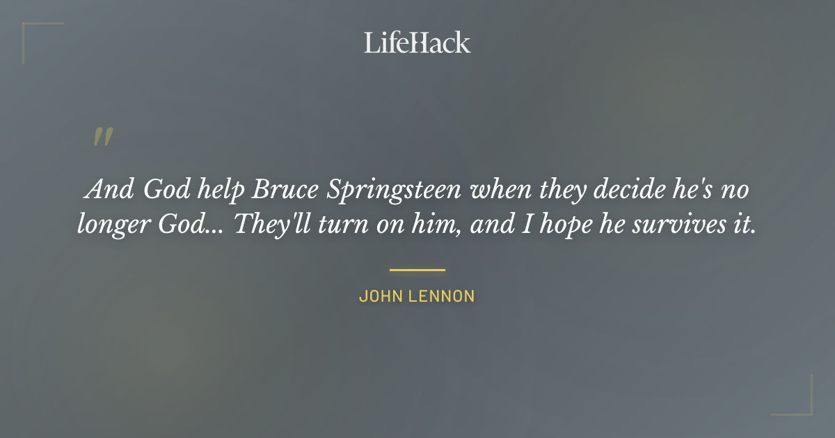 Quote by John Lennon