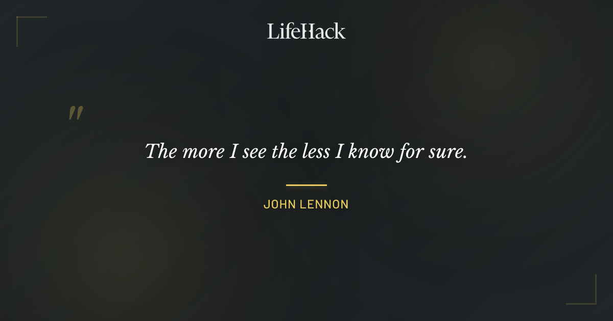 Quote by John Lennon