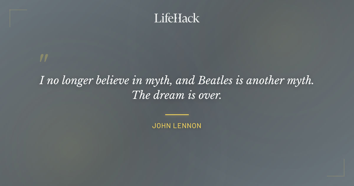 Quote by John Lennon