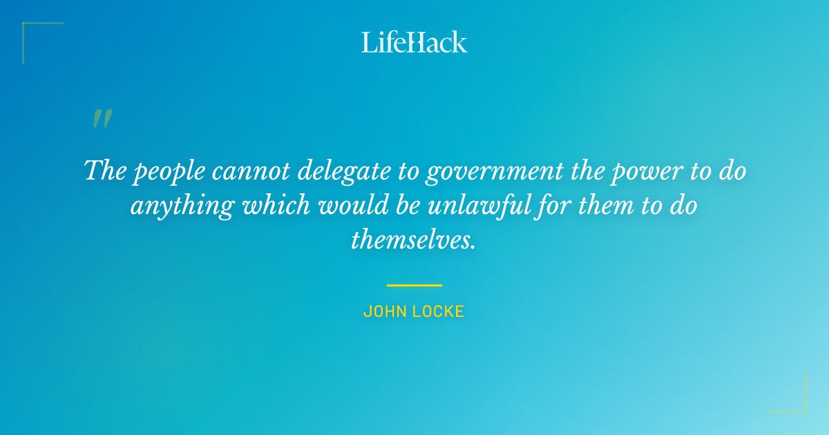 Quote by John Locke