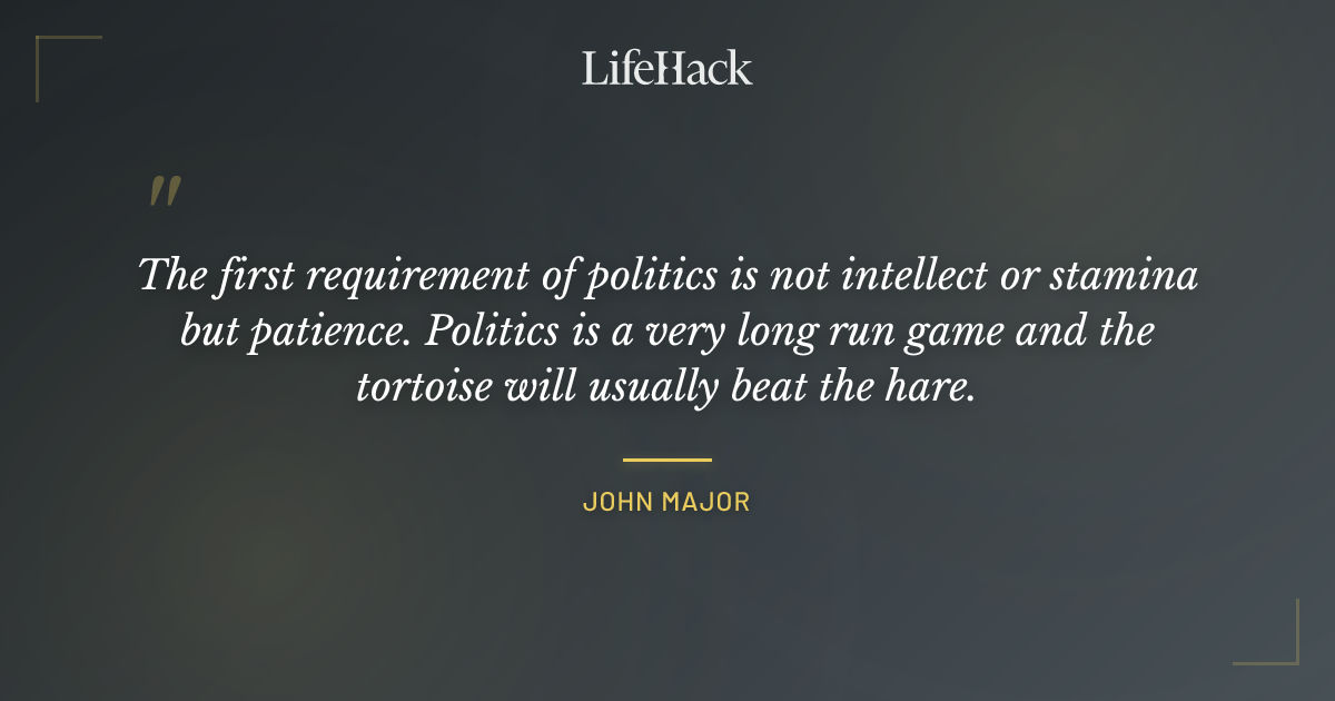 Quote by John Major