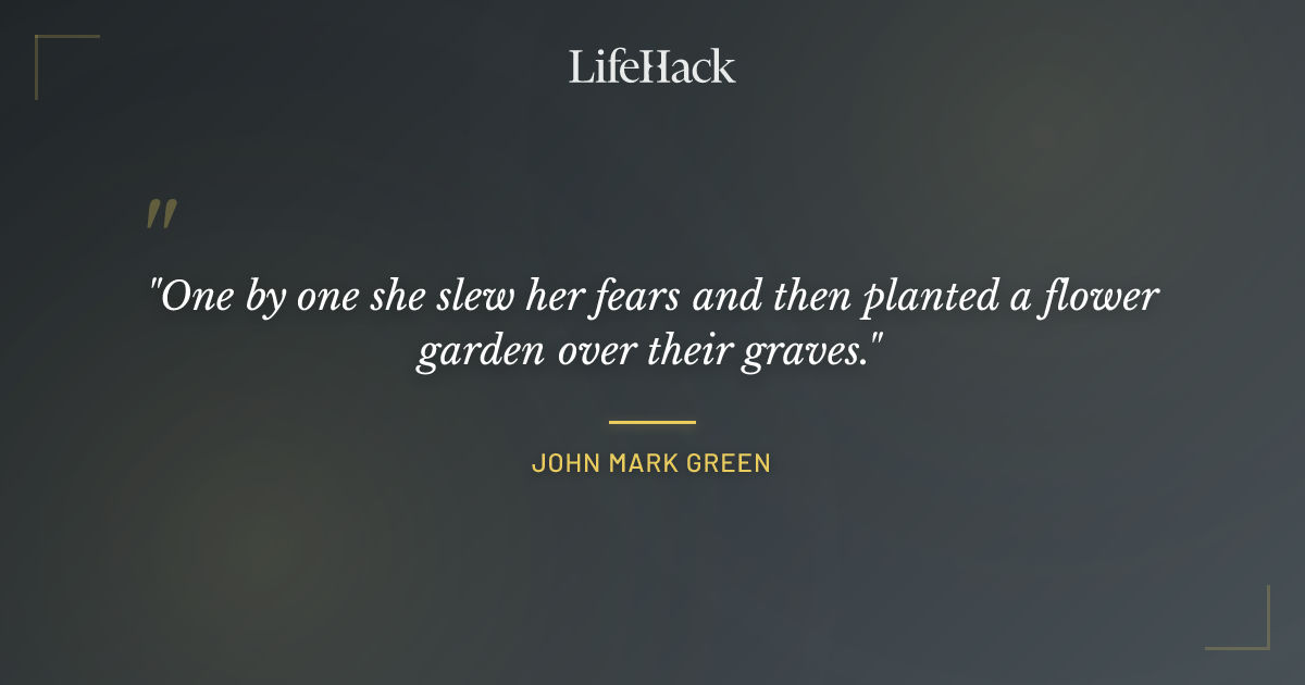 Quote by John Mark Green