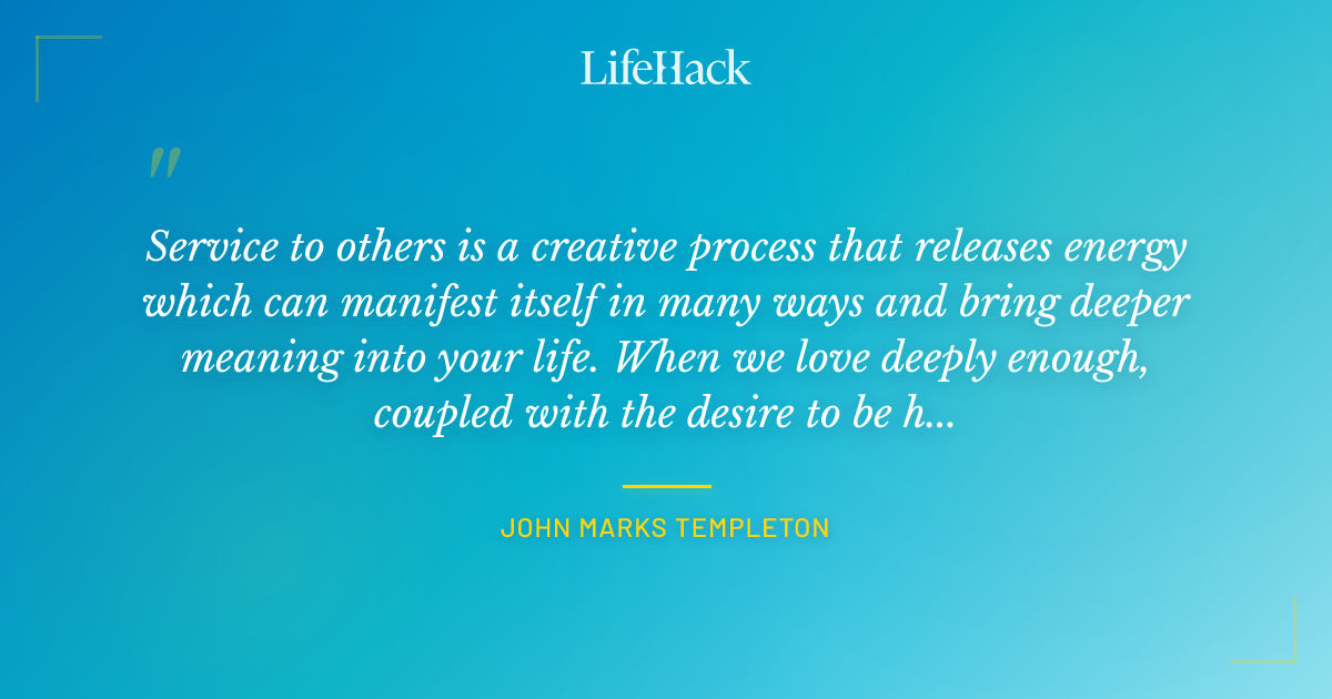 Quote by John Marks Templeton