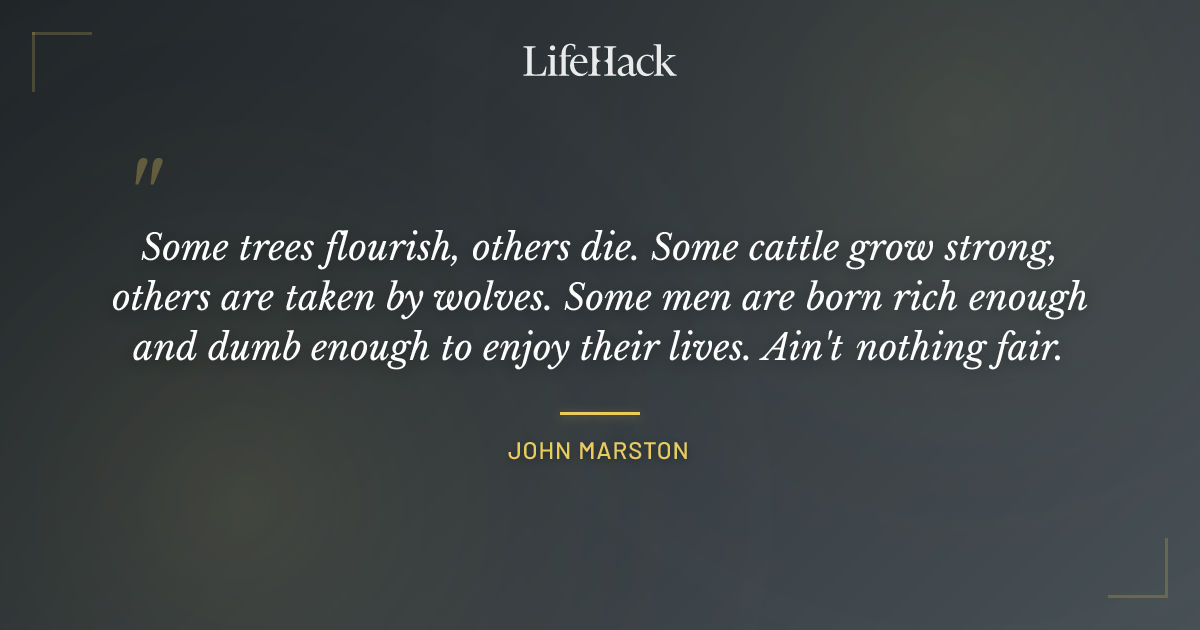Quote by John Marston