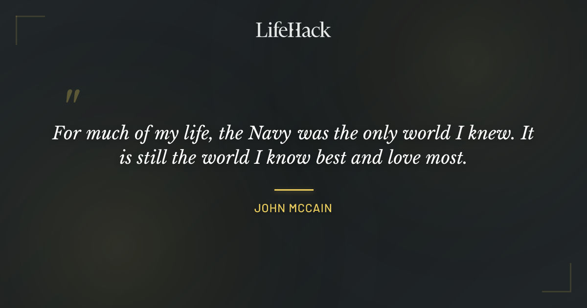 Quote by John McCain