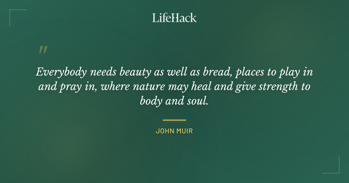 Quote by John Muir