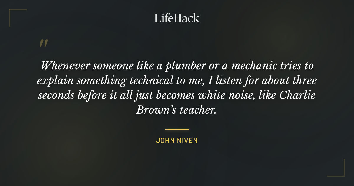 Quote by John Niven