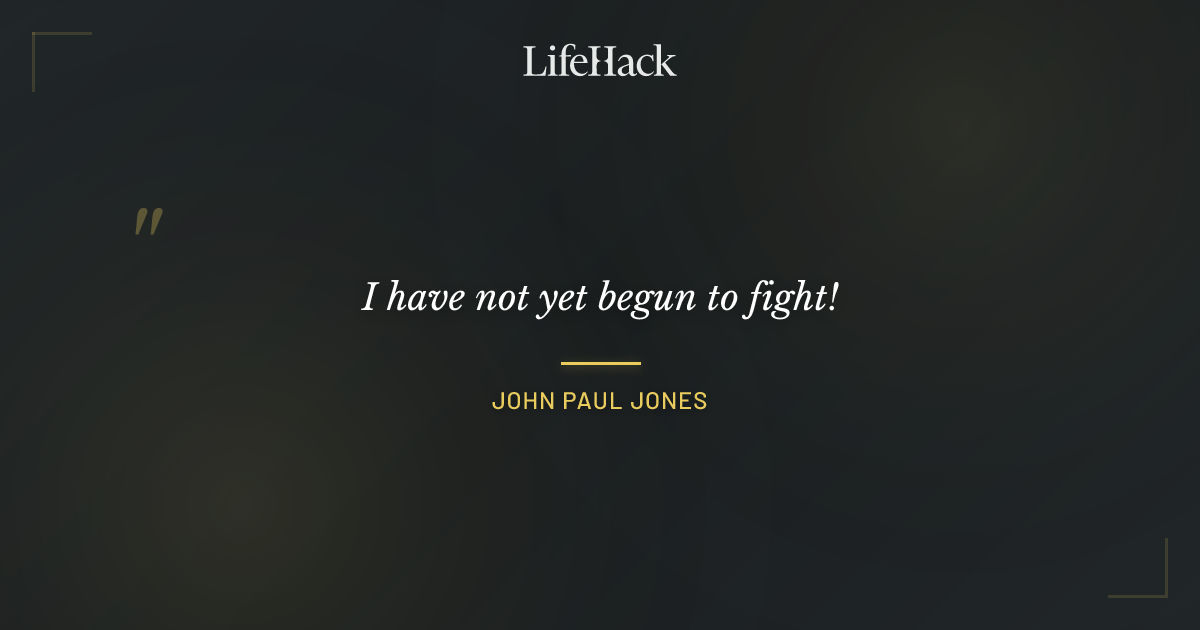 Quote by John Paul Jones