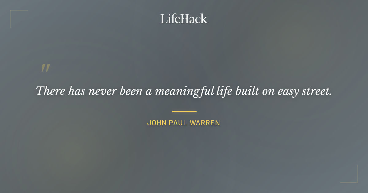 Quote by John Paul Warren