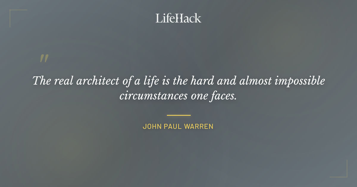 Quote by John Paul Warren