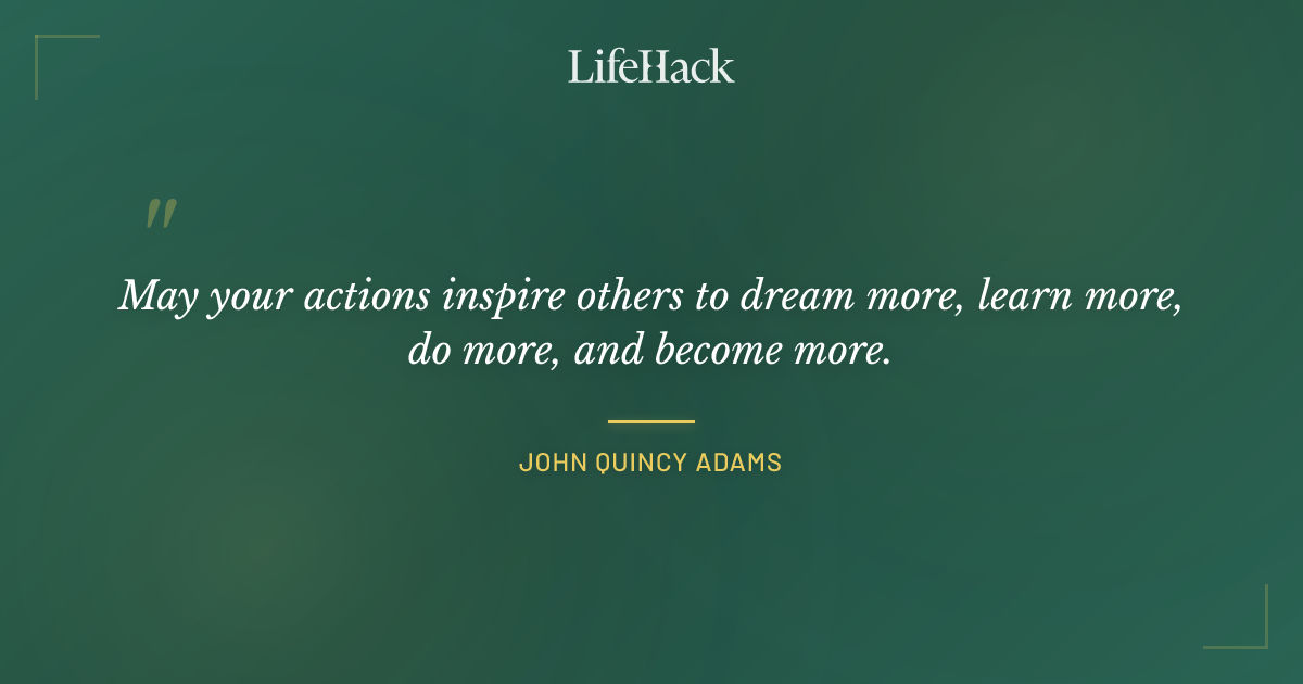 Quote by John Quincy Adams