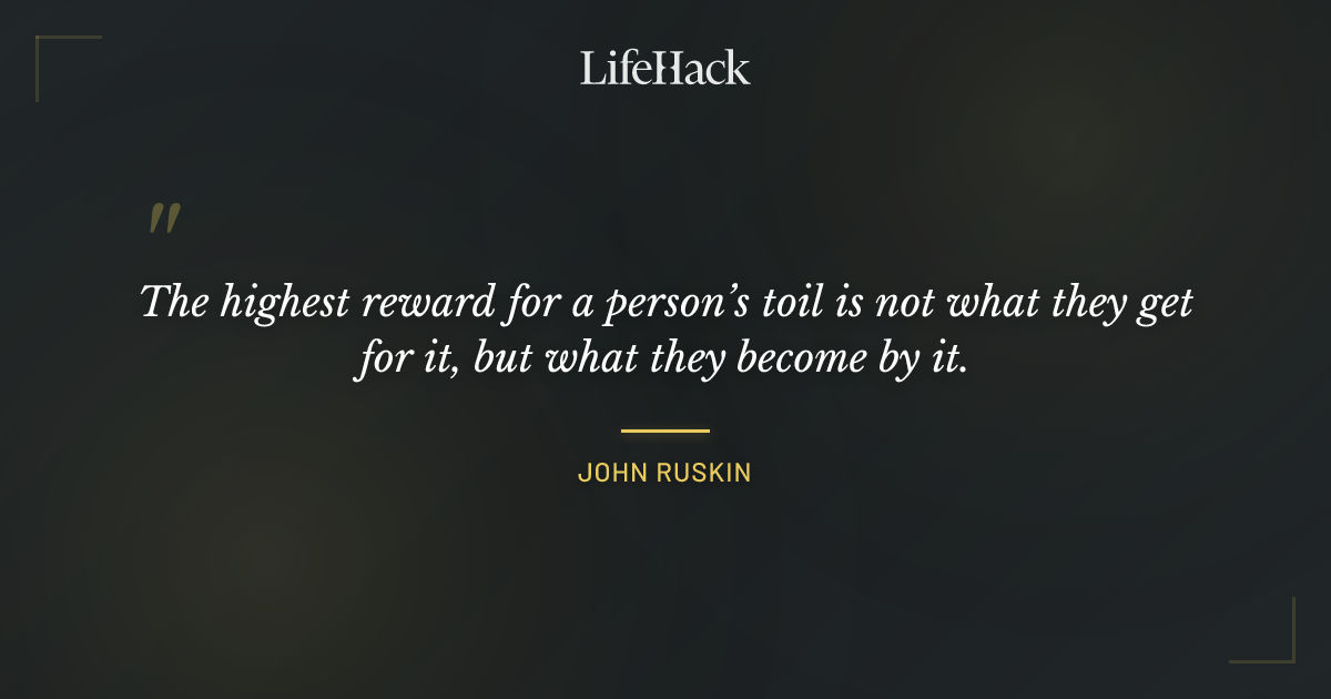 Quote by John Ruskin