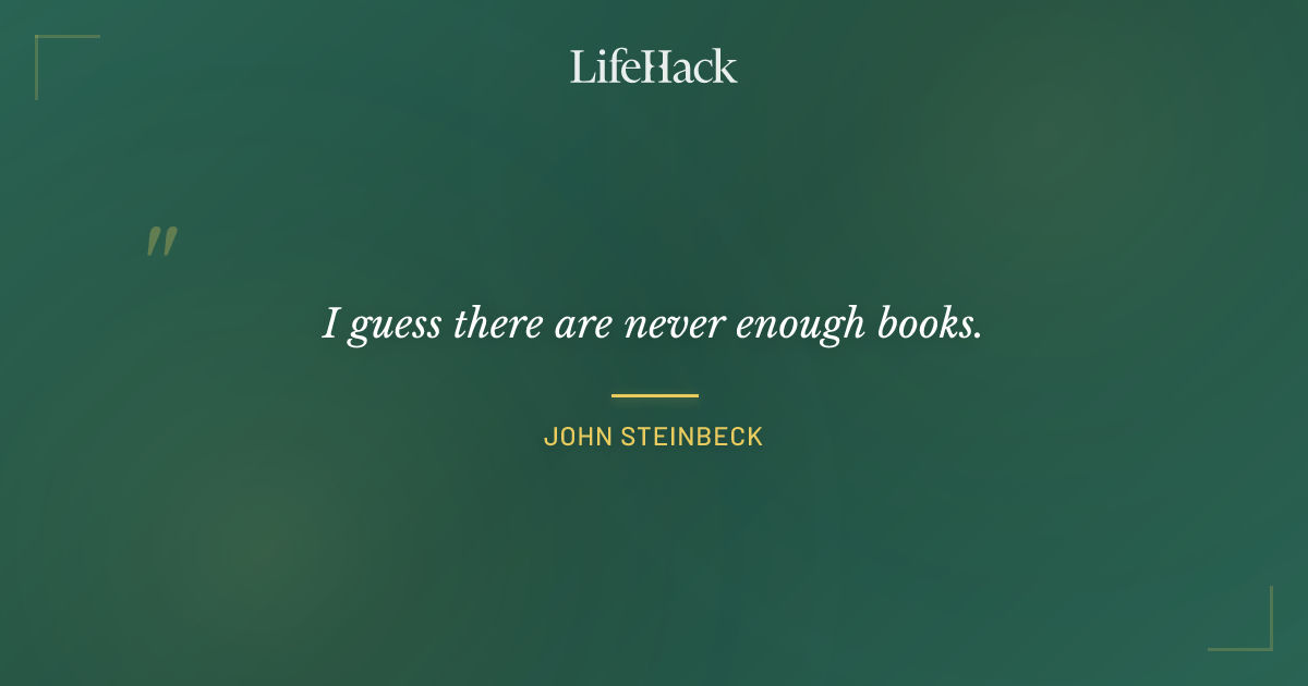 Quote by John Steinbeck