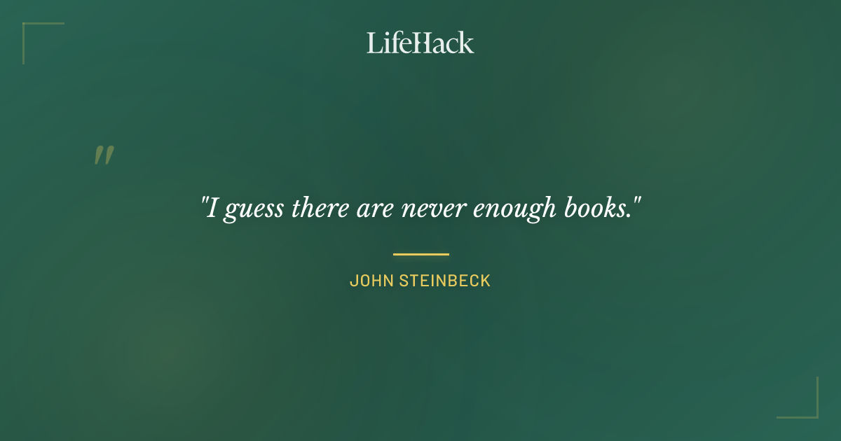 Quote by John Steinbeck