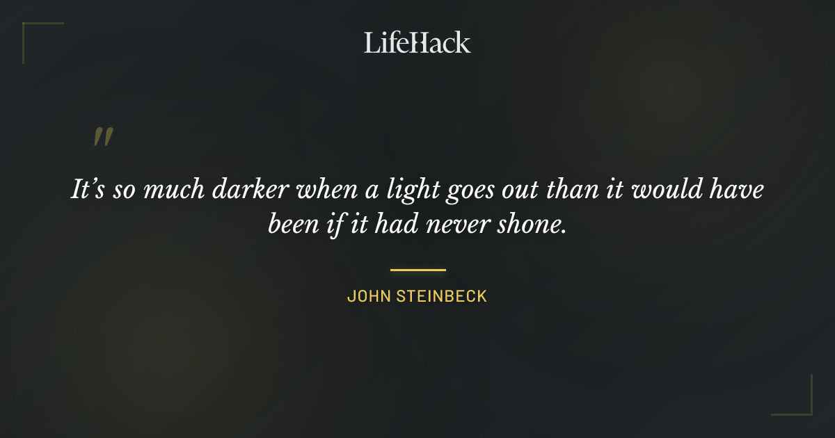 Quote by John Steinbeck