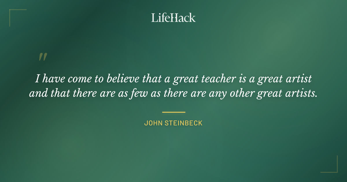 Quote by John Steinbeck