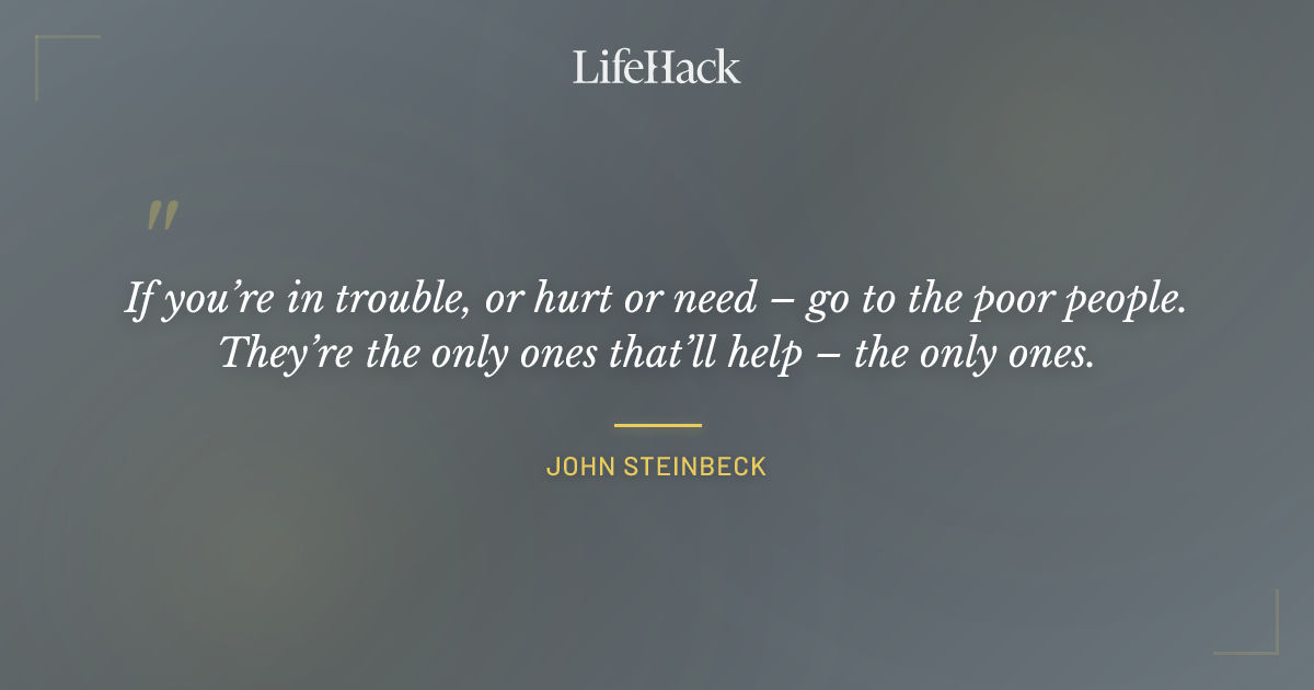 Quote by John Steinbeck