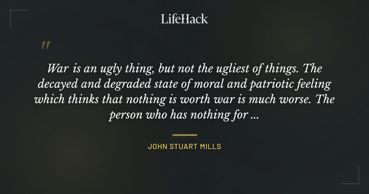Quote by John Stuart Mills