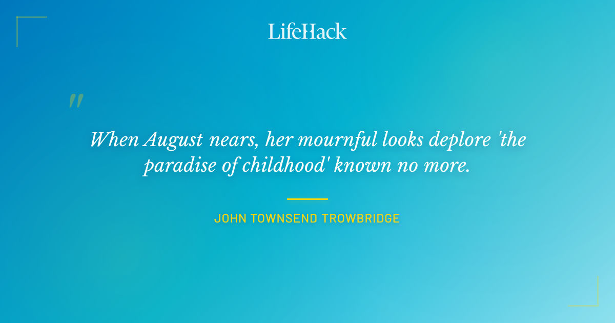 Quote by John Townsend Trowbridge